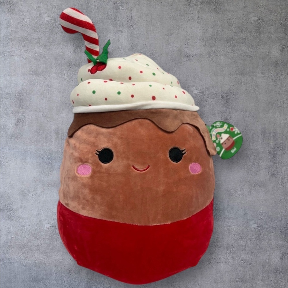 Squishmallow 18" Sivi the Peppermint Latte Drink Christmas Edition 2022